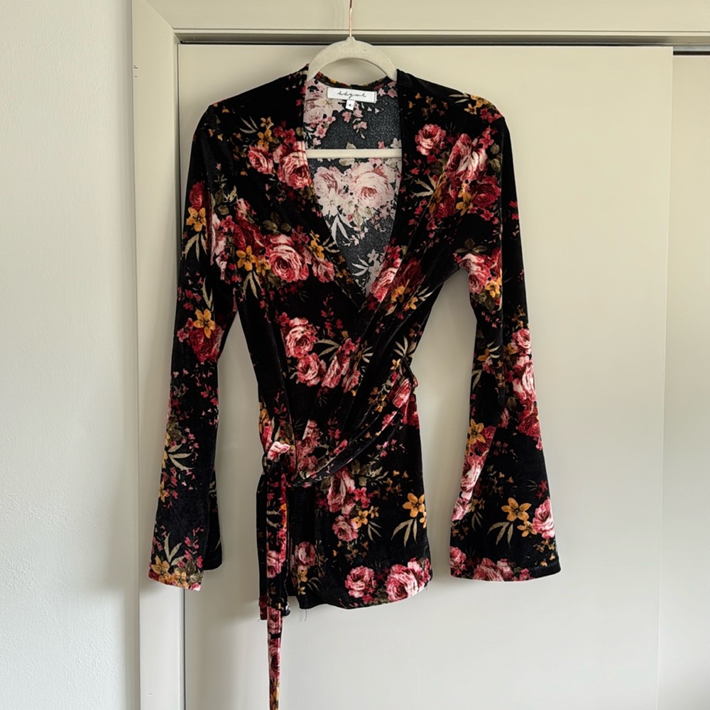HDYWT wrap top from holiday collection